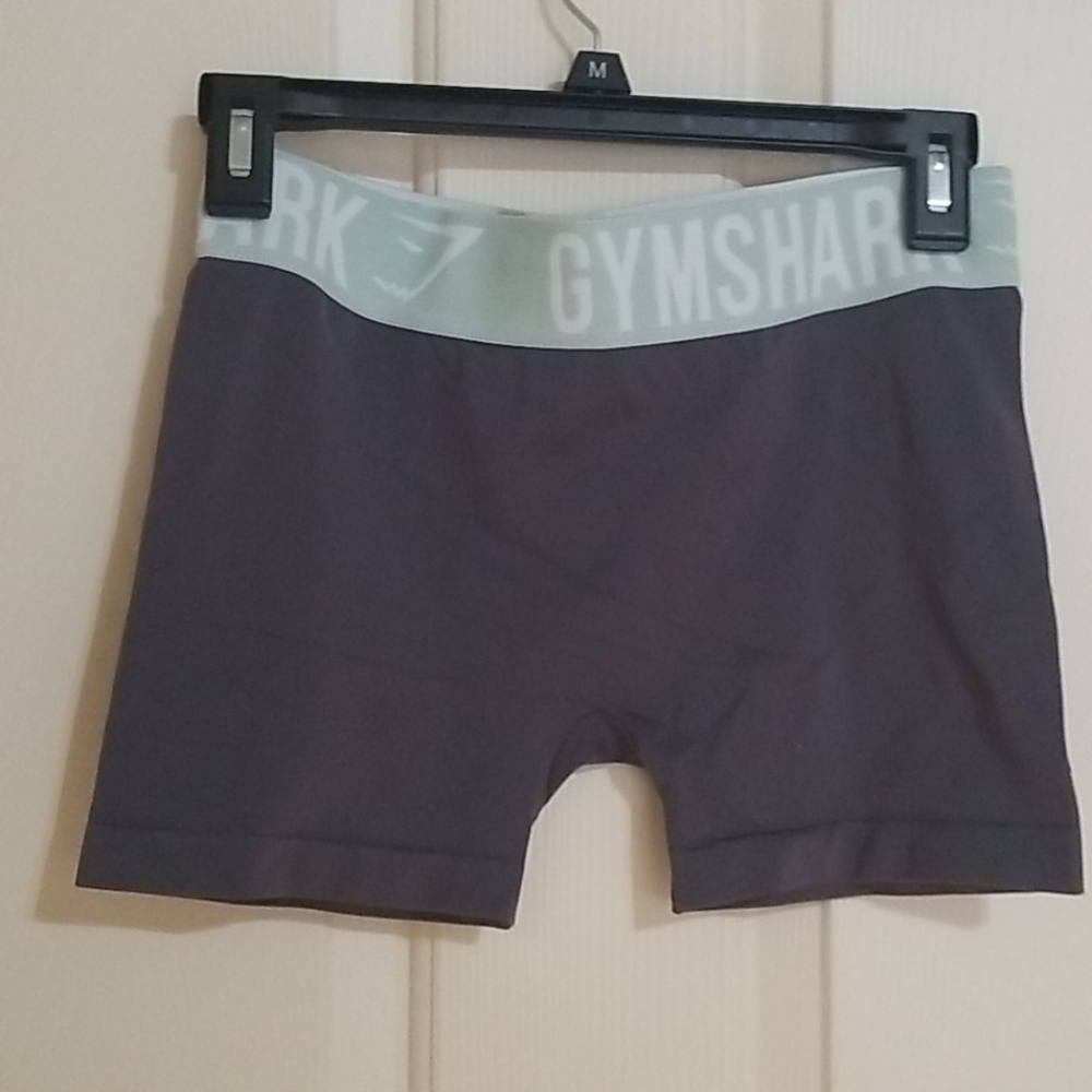 Gymshark gray workout shorts (small)